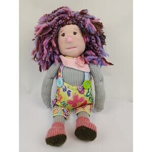 OOAK Handmade Artisanal 23" Large Doll Colorful Detailed /Quirky/Whimsical